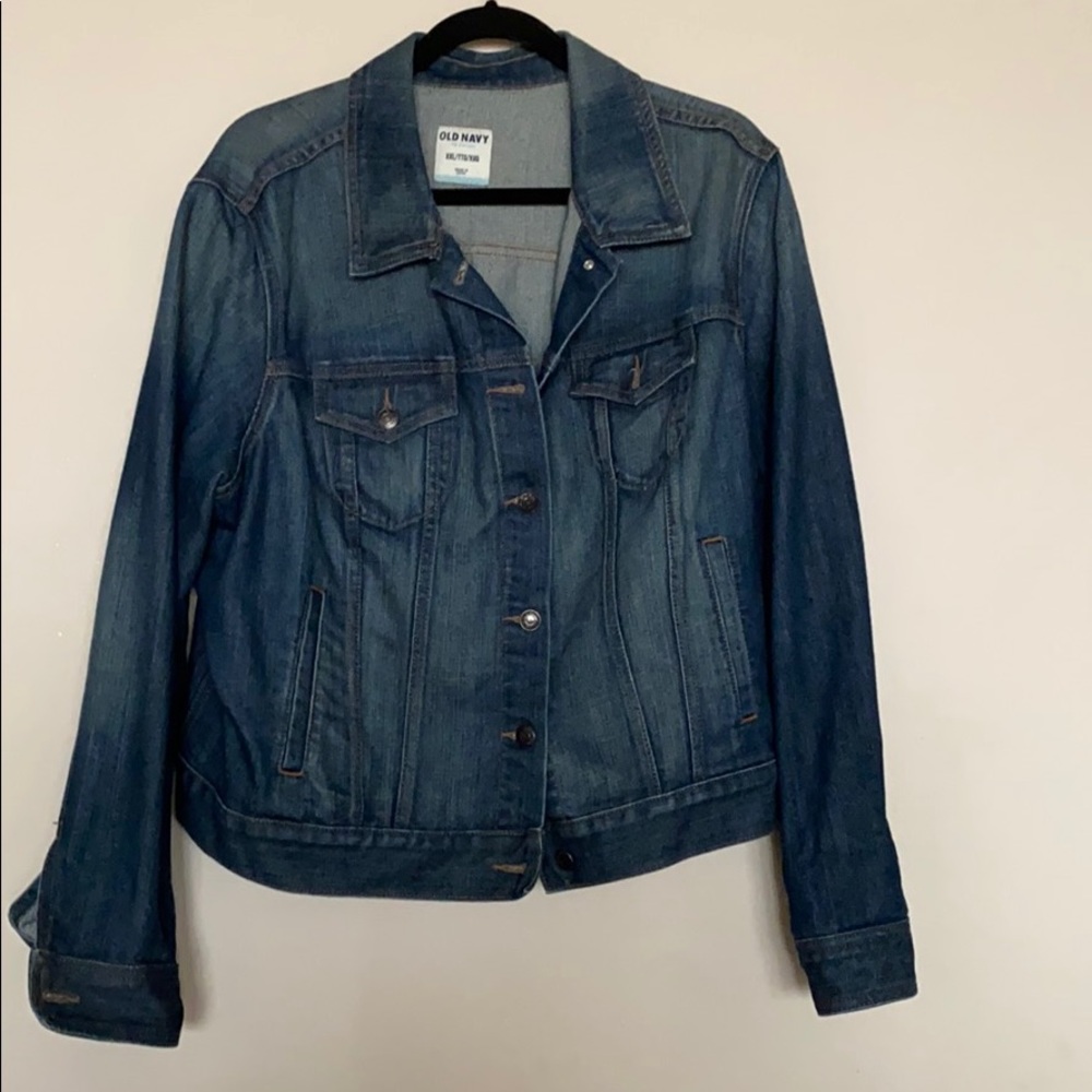 Old Navy Dark Blue Denim Jean Jacket